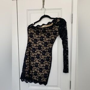 One Shoulder Mini Dress